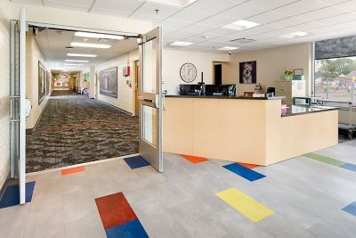 Gothenburg Public Schools - Proficient Carpet Tile - Matuto Plus Stone LVT - Hot and Heavy II Chromoscope LVT