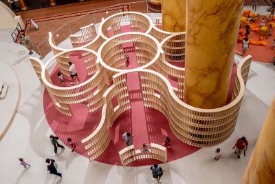 National Building Museum — The Playground — Hero Rubber Made with Nike Grind – Original Colorways – 738 Dream, 368 Pulse, 242 Spark and 333 Ignite