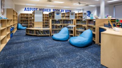 St. Joseph School - Learn and Live Collection, Swipe Right - Carpet Tile