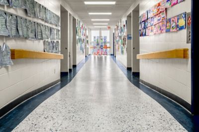 St. Joseph School - Living Local, Terrazzo & Chromascope - LVT