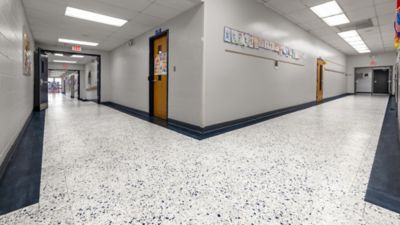 St. Joseph School - Living Local, Terrazzo & Chromascope - LVT