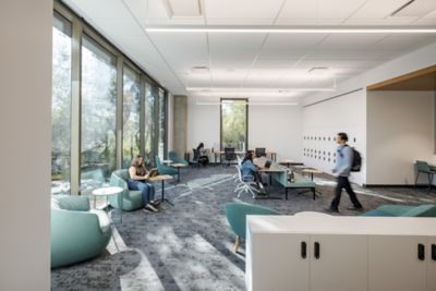 West Valley College LRC - Lichen, Groundcover, Macro Bloom, Micro Bloom - Carpet Tile