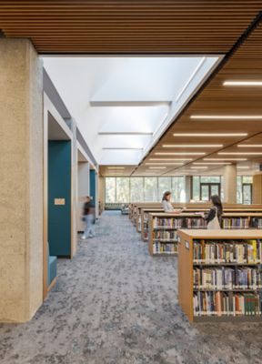 West Valley College LRC - Lichen, Groundcover, Macro Bloom, Micro Bloom - Carpet Tile