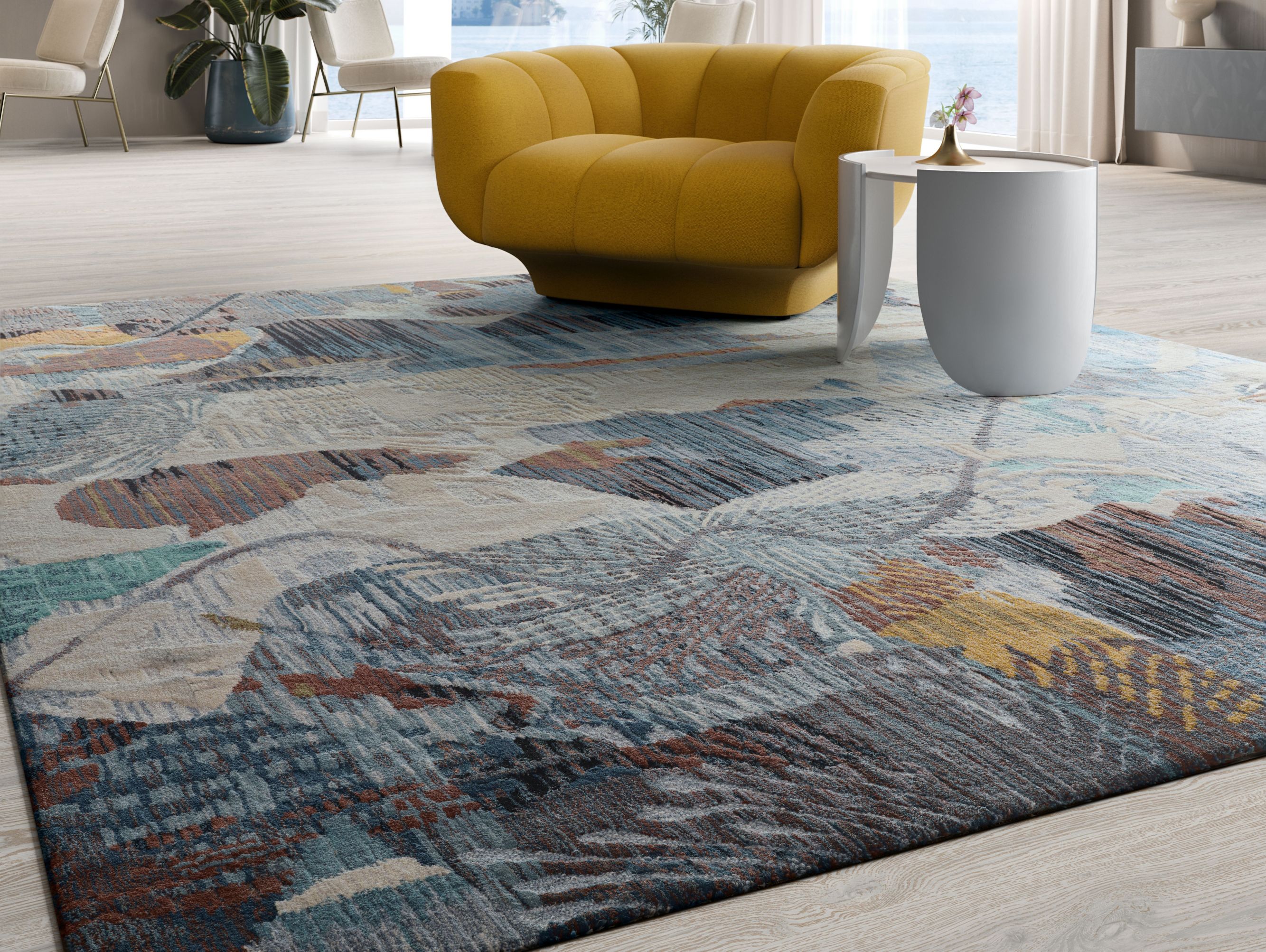 Painted Perspectives - HTR88683 - Hand-Tufted Rug