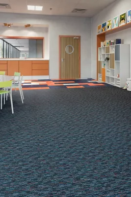 Learn and Live - Interplay Stripe - Broadloom
