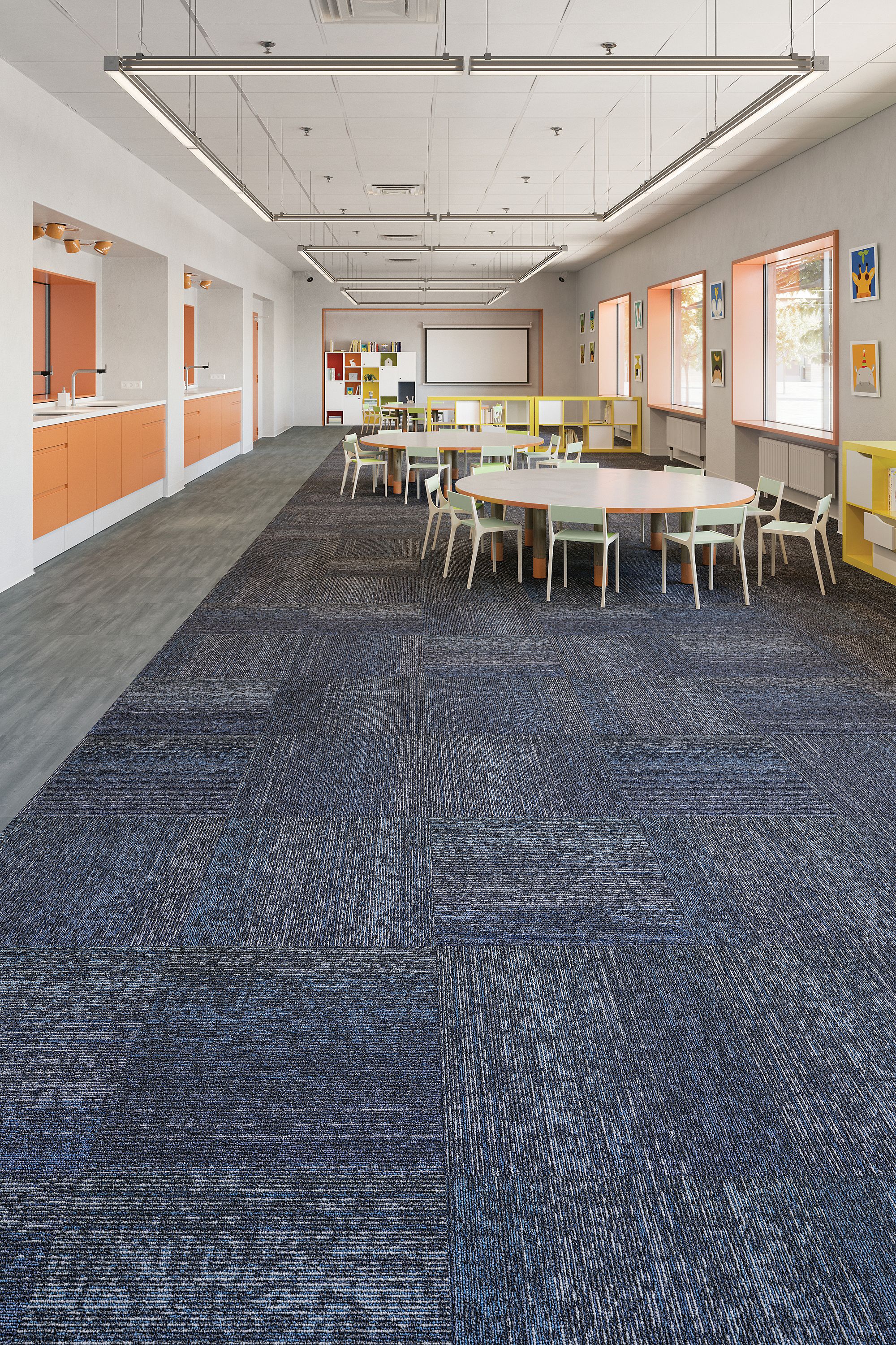 Style: Swipe Right(GT418) | Color: Blue Ridge(565) | Mohawk Group