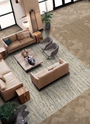 Infuse 030 - QTW111827 - Definity Area Rug | Assembled Woods - Angular Grain 842 - Planked 852