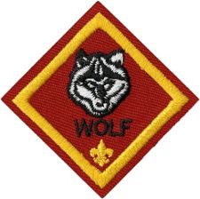 Wolf Rank Emblem - Awarded - Insignia Cloth - Uniforms & Insignia - BSA