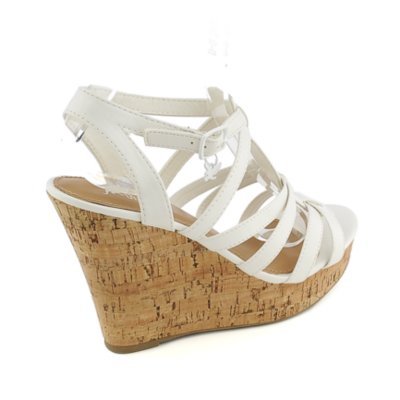 Shiekh Janice-S white casual platform wedge shoe