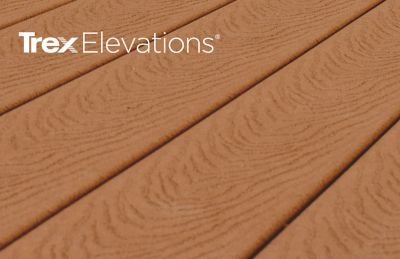La charpente de terrasse en acier Trex Elevations offre une terrasse en bois composite plate et stable
