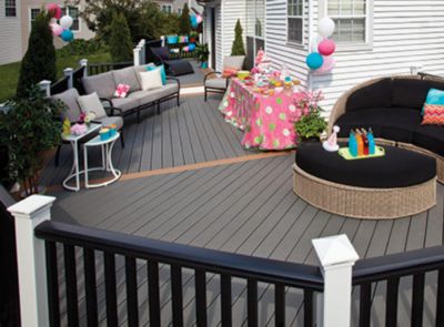 trex clam shell decking