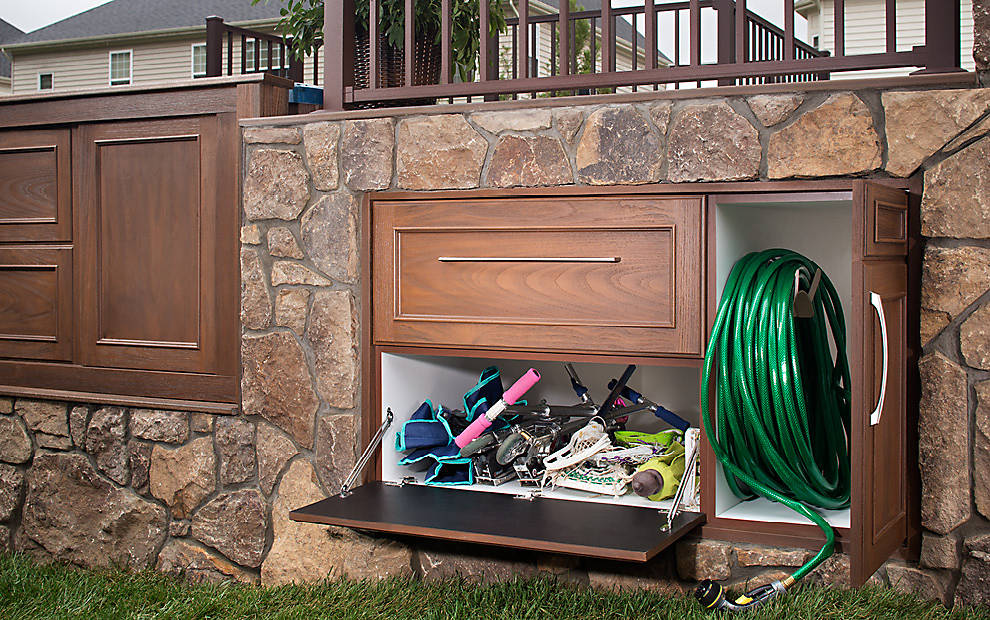 Outdoor Kitchens Deck Storage Boxes & Benches Trex