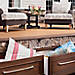 Trex Outdoor Storage featuring skirting insert drawers and pillows to enhance your deck's functionality