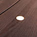 Recessed deck lights from Trex are the perfect solution for a subtle nighttime glow.