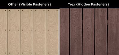 trex hidden fasteners and decking