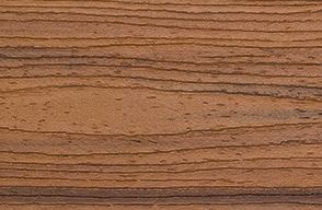 Swatch of Trex Transcend Decking in Premium Tropical Tiki Torch