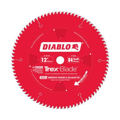 Lame Trex de 305 mm (12 po) pour découper les matériaux de terrasses en bois composite