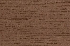 Muster von Trex Contour Terrassendielen aus Verbundmaterial in Honey Brown