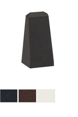 The aluminum Post Lamp can be installed on composite sleeves as well as 2.5-inch aluminum posts.