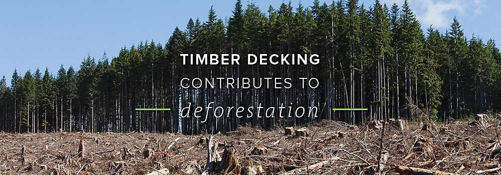 Trex composite decks are eco-friendly and don't contribute to deforestation like their timber counterparts.