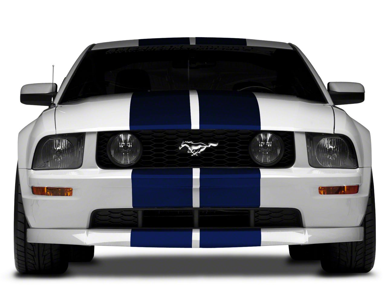 2001 Ford mustang gt blue with white stripes #2