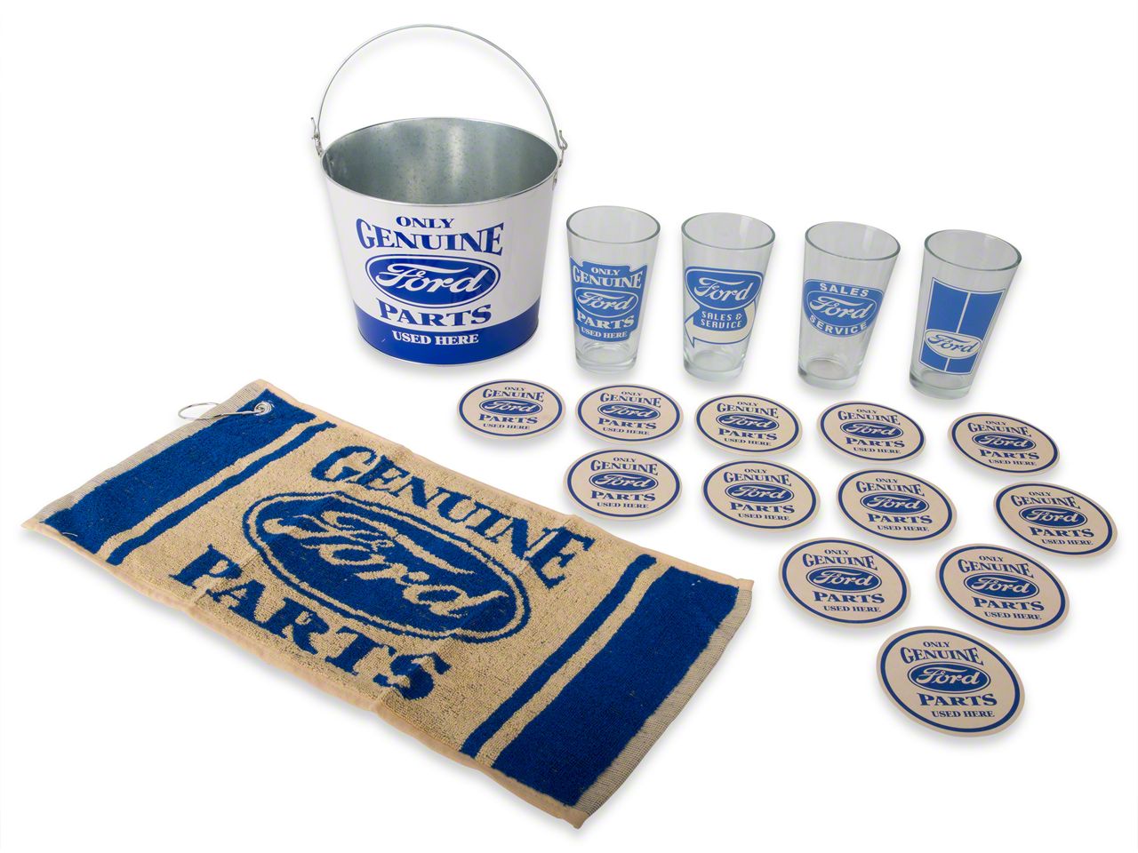 Ford genuine parts pint glass gift set #4