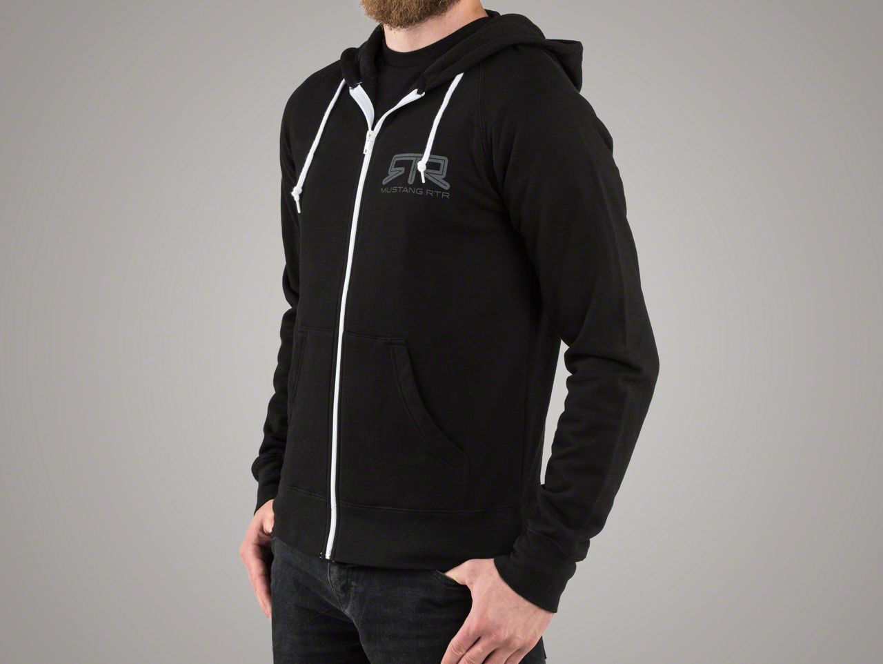 Ford mustang zip up hoodies #8