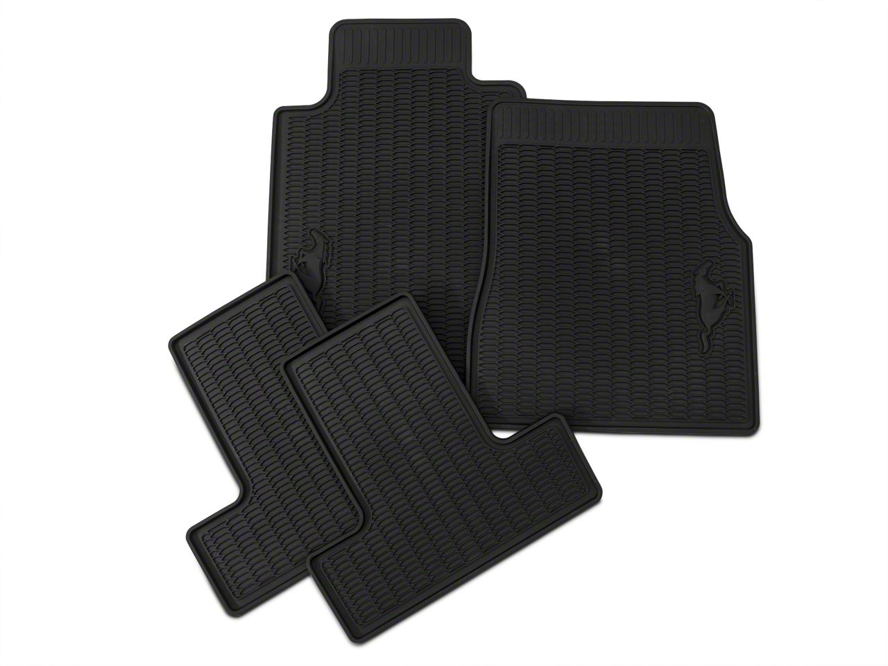 Ford mustang all weather floor mats w/ pony logo #5