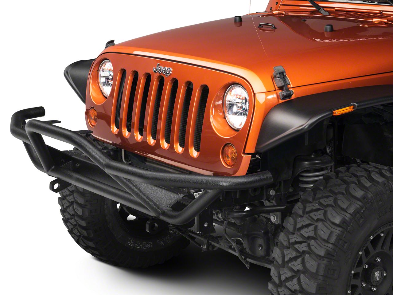 RedRock 4x4 Rock Crawler Front Wrangler Grille Guard - Textured Black ...