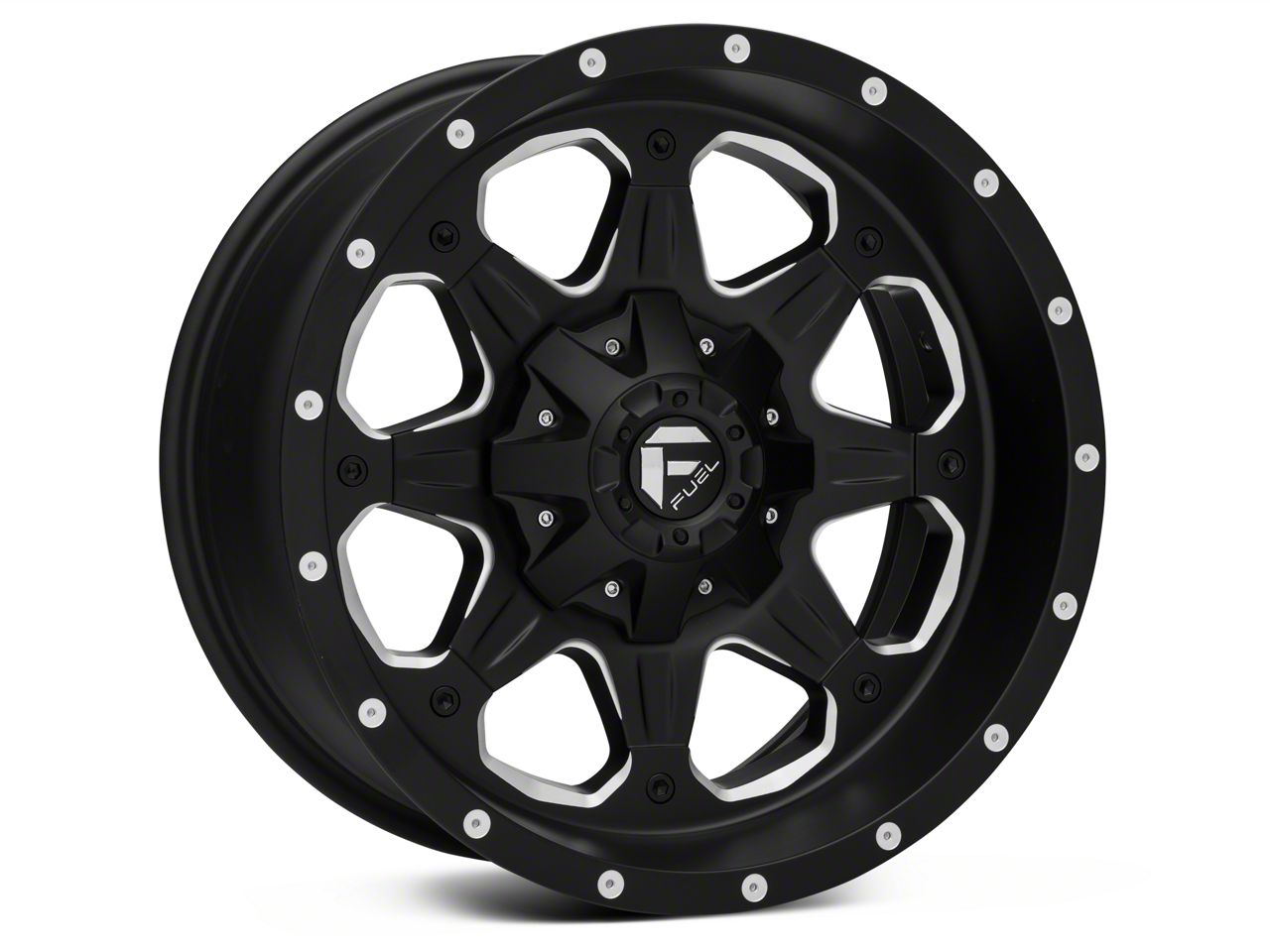 Fuel Wheels Wrangler Boost - Black/Milled 18x9 D53418902645 (07-17 ...