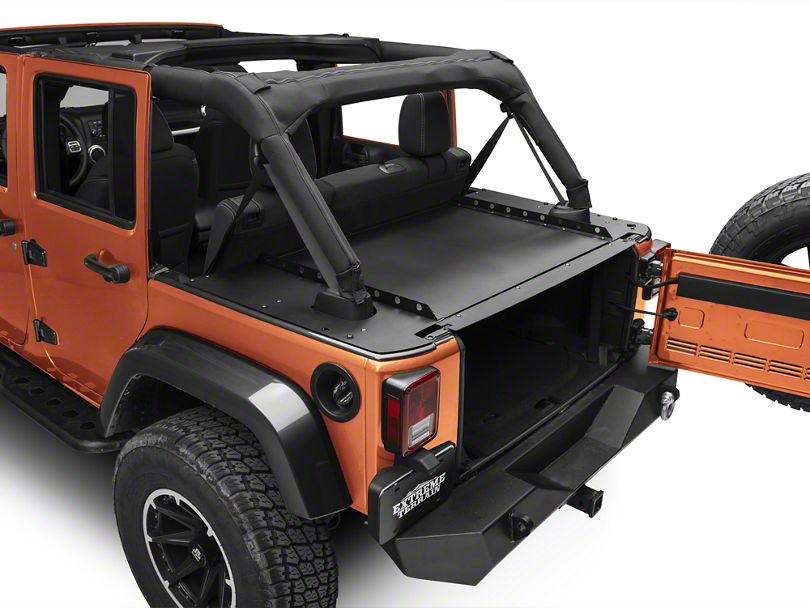 Jeep Wrangler Locking Cargo Cover