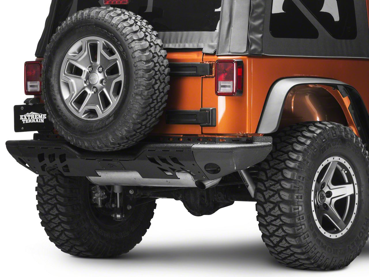 Wild Boar Wrangler Complete Rear Bumper - Black FBPJBCR-46818 (07-17 ...