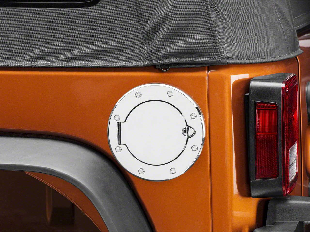 Rugged Ridge Wrangler Fuel Cover, Chrome Aluminum 11425.03 (07-16 ...