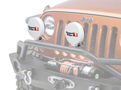 Rugged Ridge 7 in. Smoked Hid Off Road Wrangler Light Covers (Universal ...