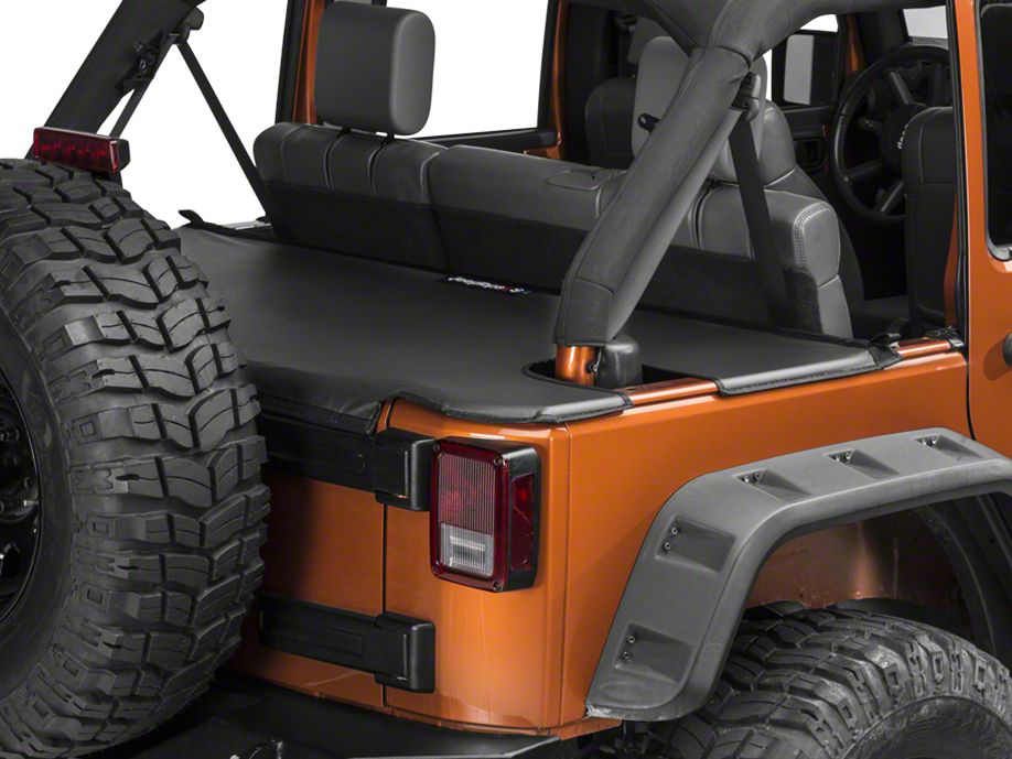 Bestop Jeep Wrangler Duster Deck Cover - Black 90031-35 (07-18 Jeep ...
