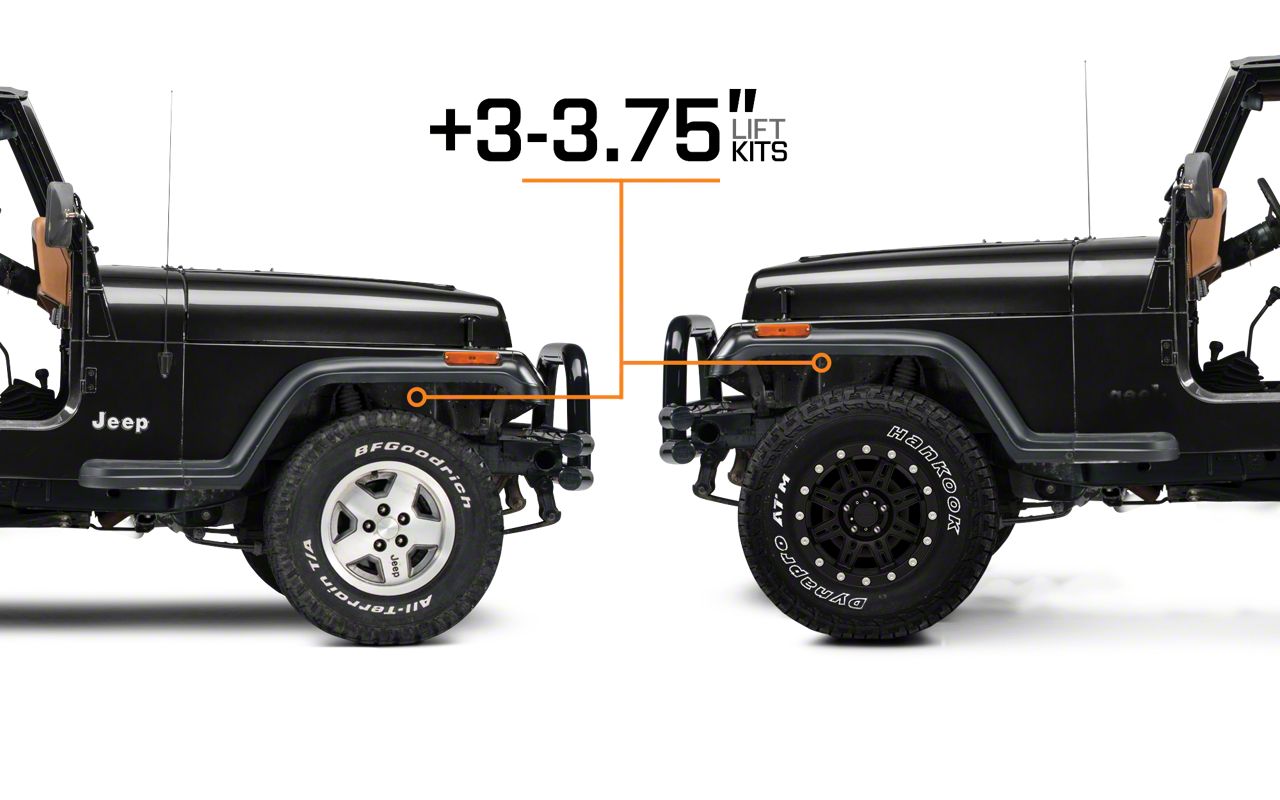 Jeep YJ Lift Kits 1987-1995 Wranglers | ExtremeTerrain