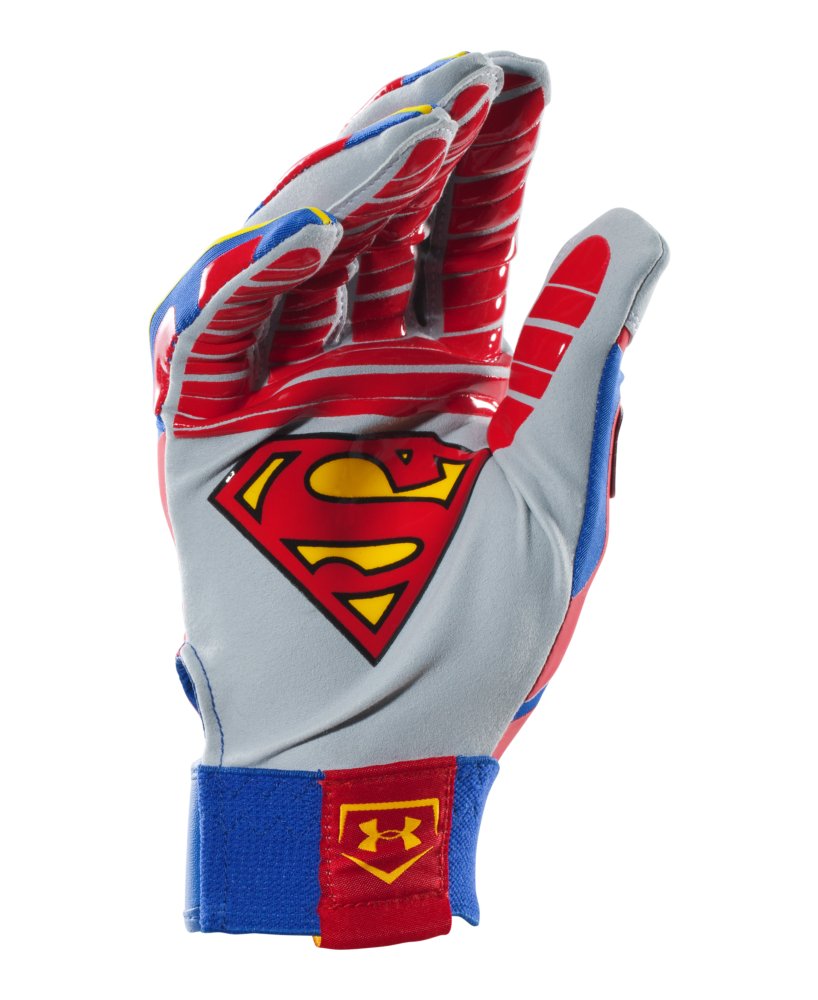 Men's Under Armour Superman Motive Batting Glove