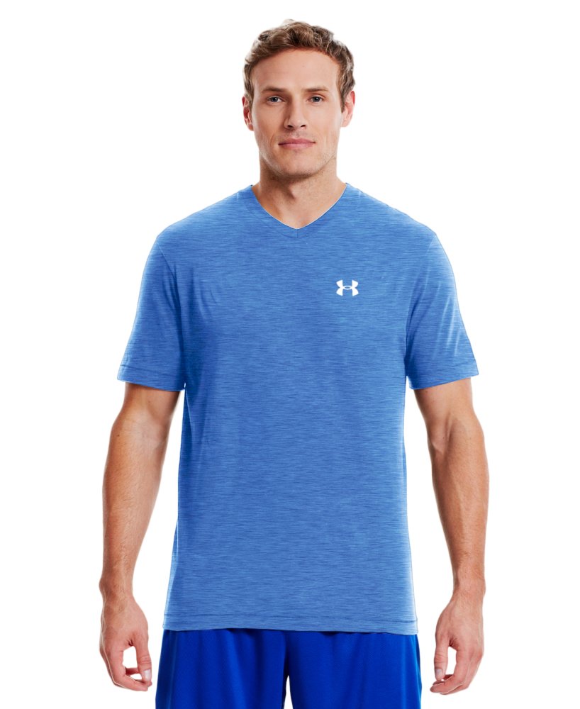 Under Armour Men's Charged Cotton V-Neck T-Shirt | eBay