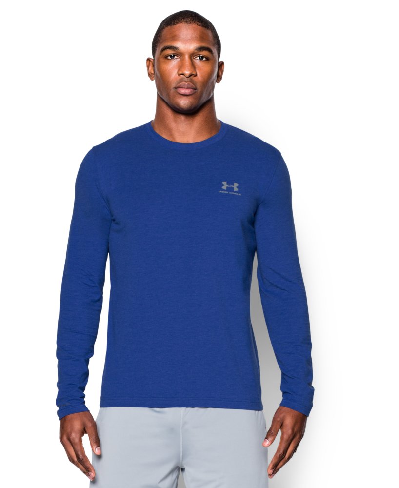 Men's Under Armour Charged Cotton Sportstyle Long Sleeve T-Shirt | eBay