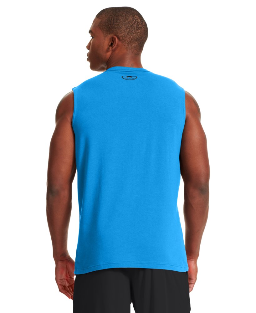 Under Armour Men's Charged Cotton Sleeveless T-shirt | eBay