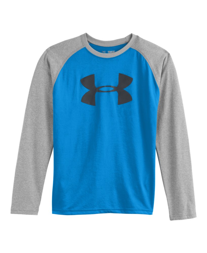 Boys' Under Armour Tech™ Big Logo Long Sleeve T-Shirt | eBay