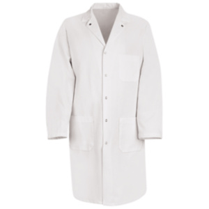 Snap-Front Spun Polyester Short Butcher Coat - Five Star Enterprise