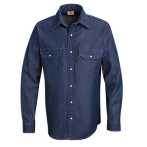 denim long sleeve shirt