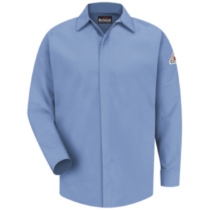 concealed gripper light blue shirt