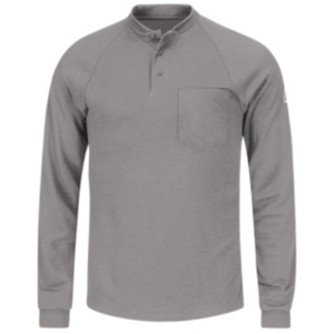 grey long sleeve henley