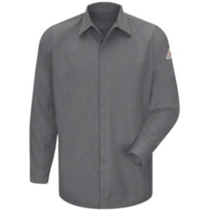 concealed gripper grey shirt