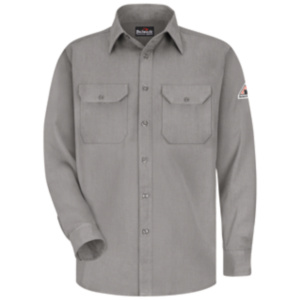 grey uniform shirt