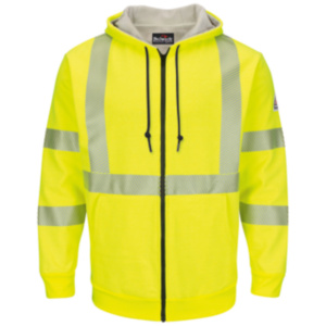 Hi vis zip online hoodie