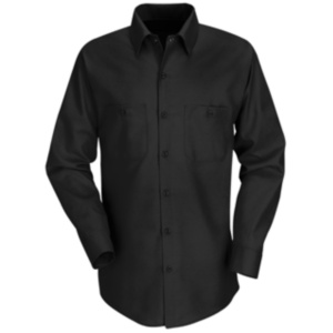 black long sleeve work shirt