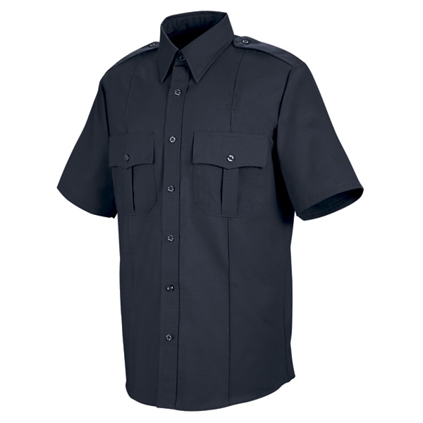 dark navy short sleeve security shirt
